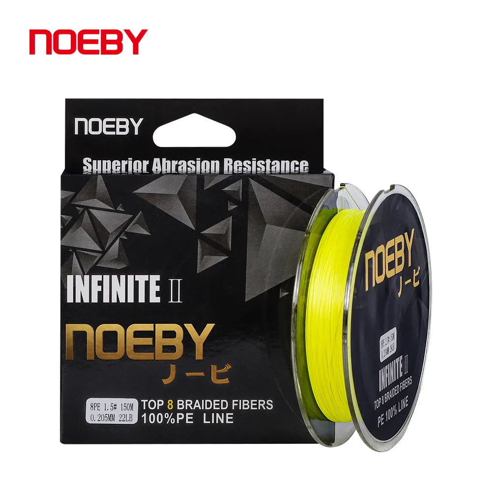 NOEBY PE Line 8 Braided Multifilament Fishing Line 150m 300m 8-103lb Super Wear Resistance X8 Fishing braid Fishing Line