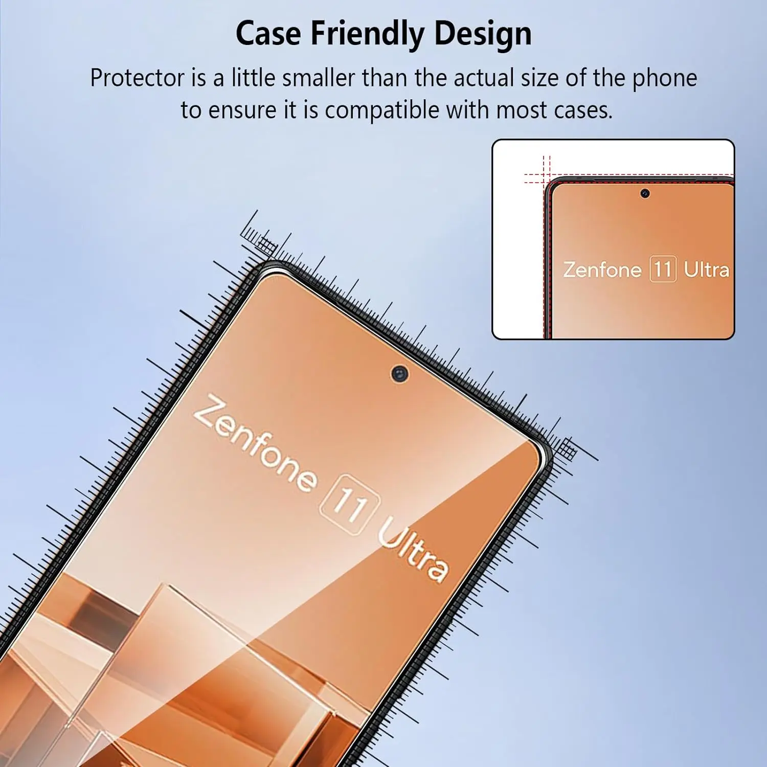 3Pcs Tempered Glass Screen Protector For Asus Zenfone 11 Ultra Zenfone 10 9 8 Flip 7 Pro HD Film Protection