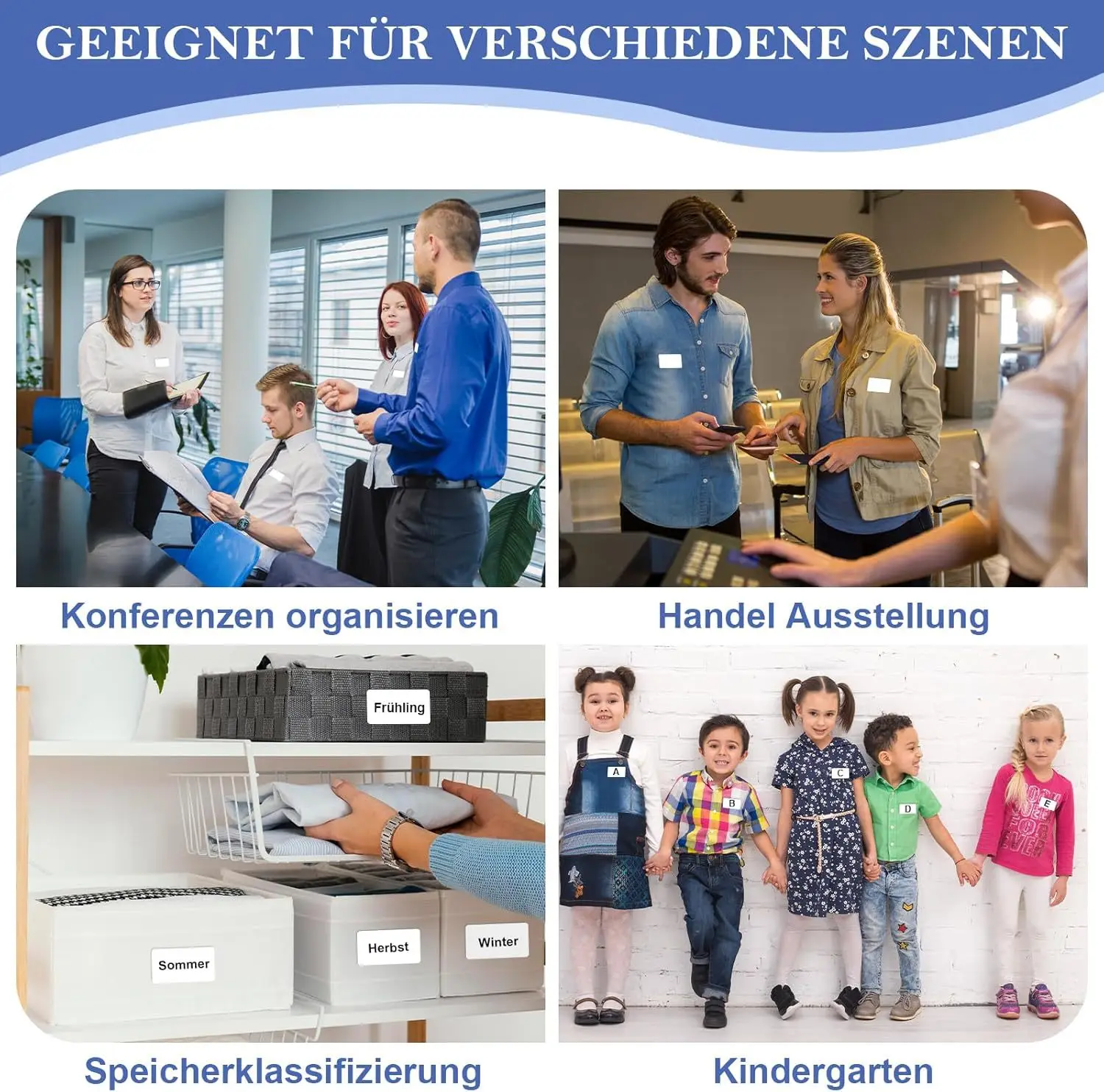 20/80 Sheets A4 Sticky Note Paper Handwriting & Printing,  Pritable Sticker Paper for Office, School, Home Organization