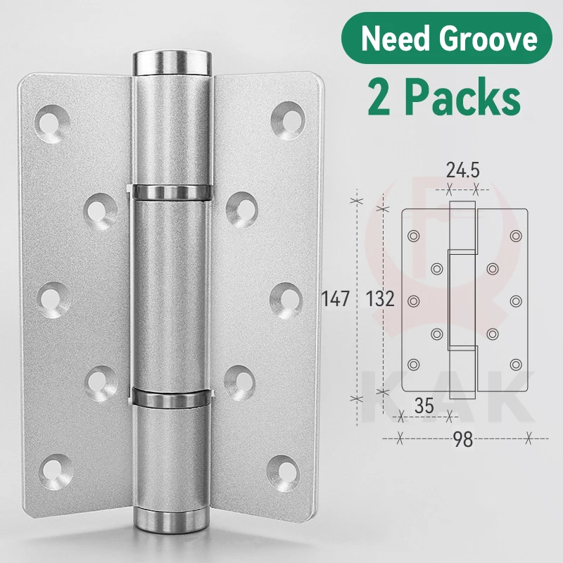 Kak 2 stücke automatischer Tür schließer versteckte Tür scharnier position g weich schließender Tür stopper Aluminium legierung Tür schließ vorrichtung Hardware