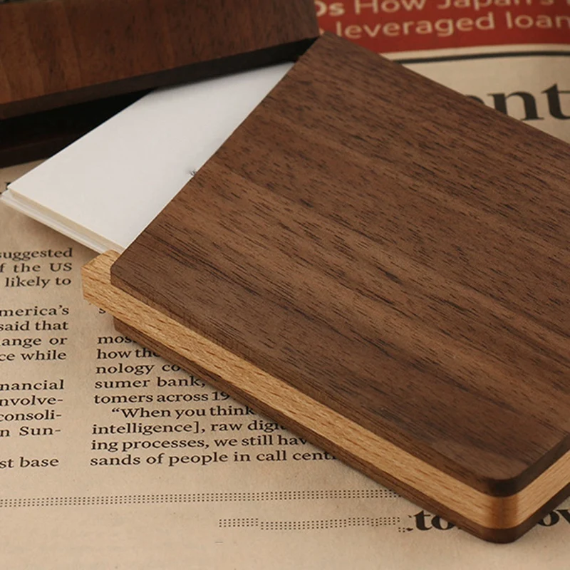 صندوق هدايا الأعمال المحمول ، حامل بطاقات الأعمال ، الخشب الصلب ، صندوق الهدايا ، 1.