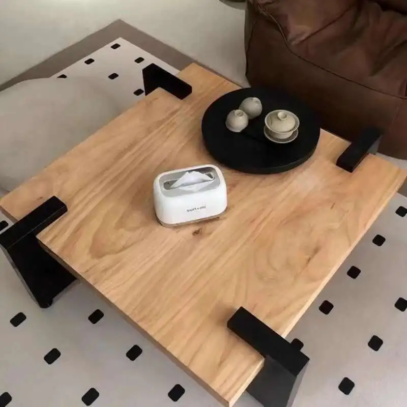 

Minimalist Wood Coffee Table Modern Small Clear Light Luxury Coffee Table Creativity Quality Couchtisch Lounge Suite Furniture