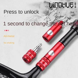 LINNHUE Quick connector 8mm universal connector head and rod portable converter fishing gear accessories