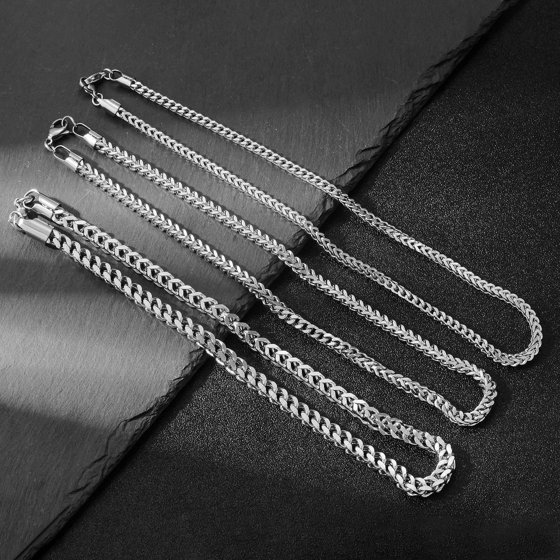1 szt. Rozmiar 3mm-5mm Złoty/S – Cuban Link Chain 12Mm recenzja i cena