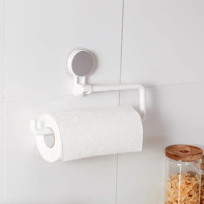 Kitchen Toilet Paper Holder Storage Rack Roll Paper Holder for Bathroom Towel Rack Tissue Rack Stand Shelf Home Organizer