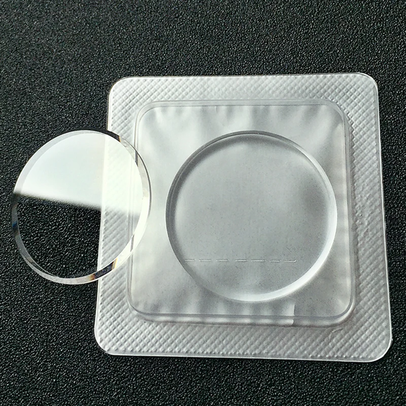 31mm Flat Big Chamfer Mineral Glass Watch Crystal 2.5mm Thick Anti-Scratch Modification Watches Parts Replacement Accessories