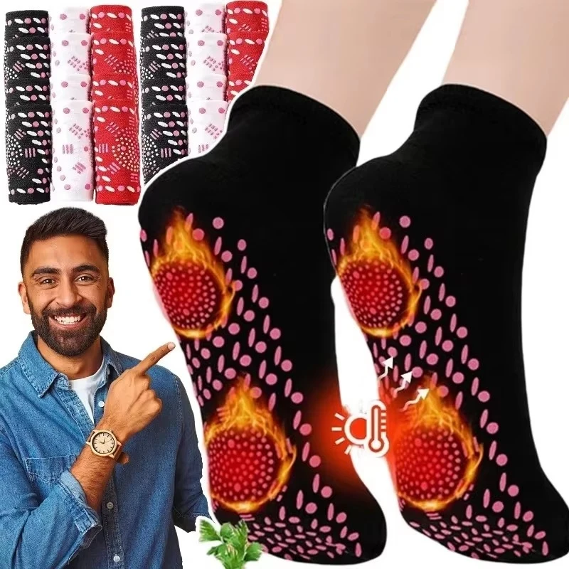 

1-6 Pairs Professional Unisex Self Heating Socks Therapy Health Care Breathable Foot Massager Ski Warm Socks Warm Comfortable