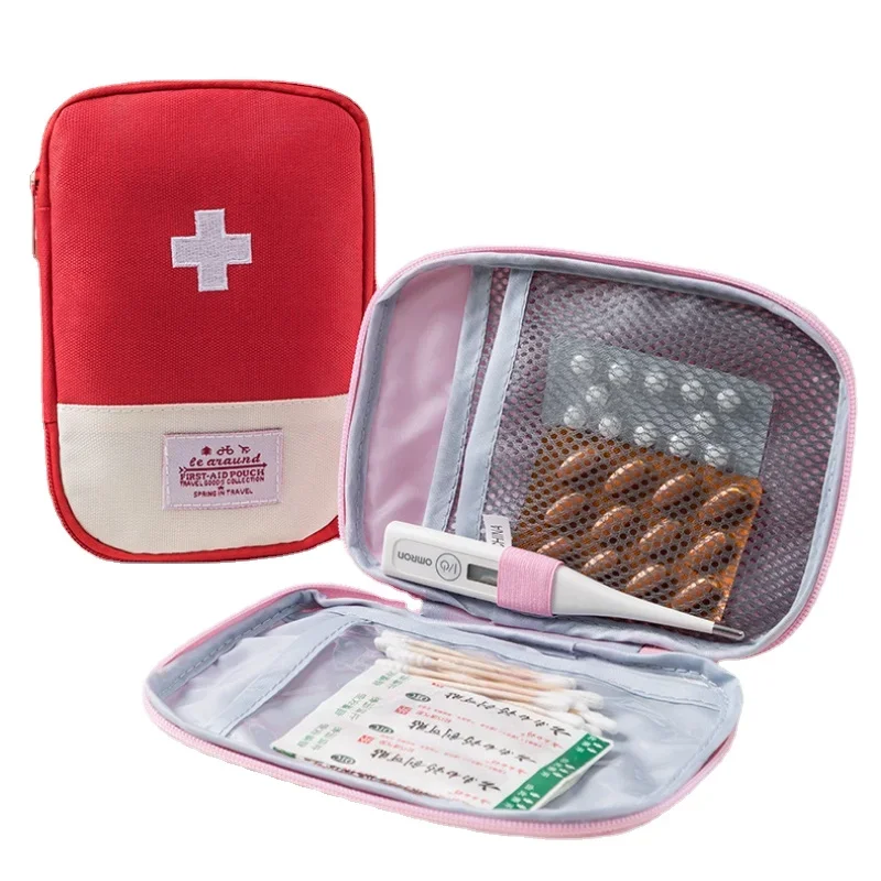 First Aid Kit Emergency Kits Pills Storage Bag Organizer Outdoor Household Bandages Packing Bag Travel Kits