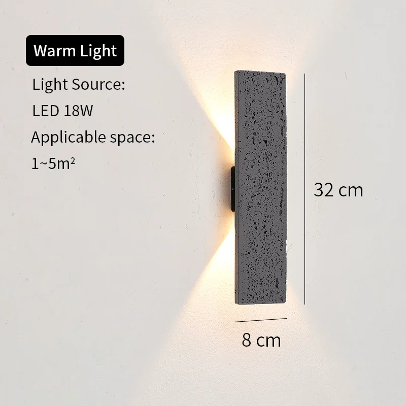 LED extérieur porche appliques murales en aluminium extérieur luminaires muraux IP65 lampe étanche p