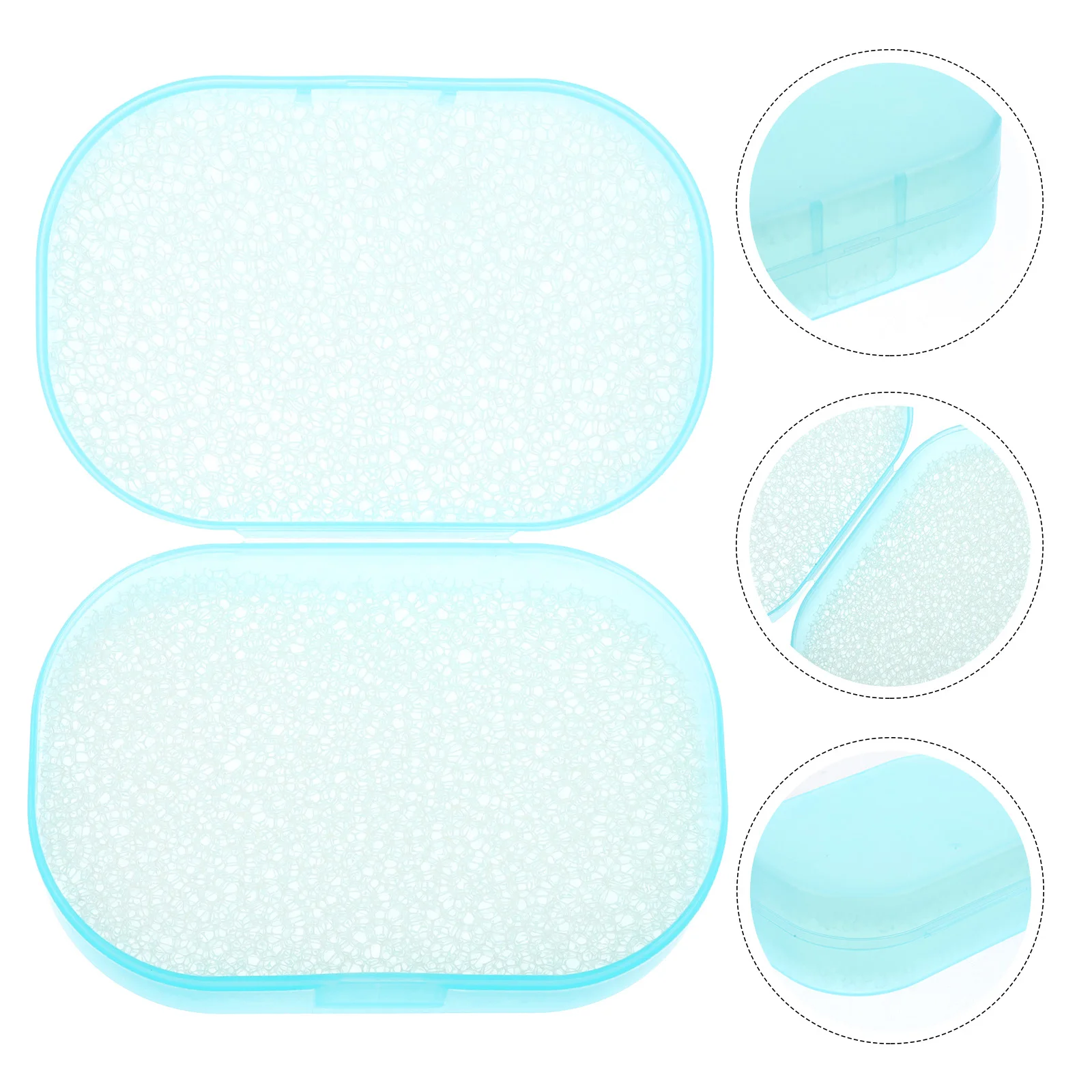 

Box Travel Holder Bar Storage Container Transparent Design Bathroom Accessories Household Dish Case Portable Soap Container