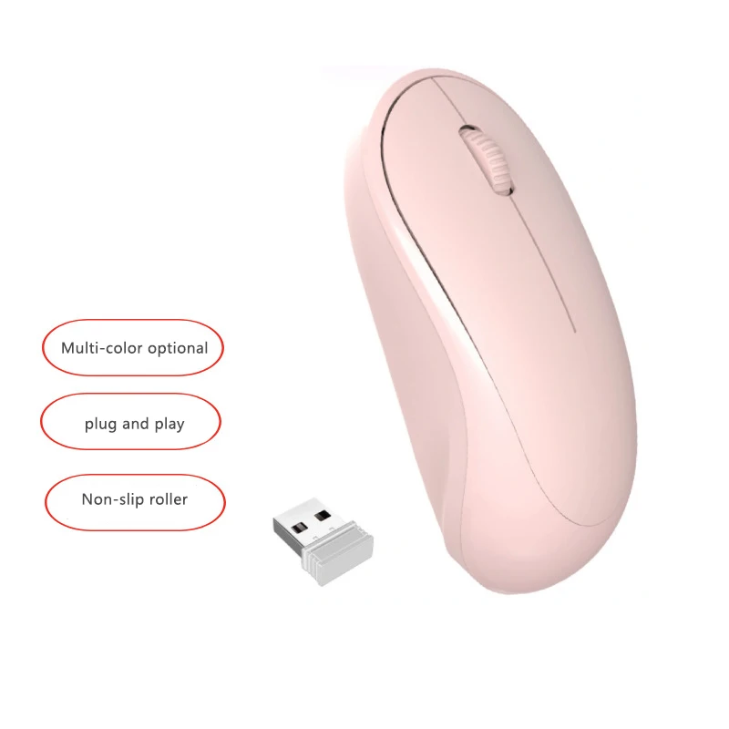 Wireless Optical Gaming Mouse Wholesale Computer Accessories Office Notebook Ultra-thin Mouse Shell