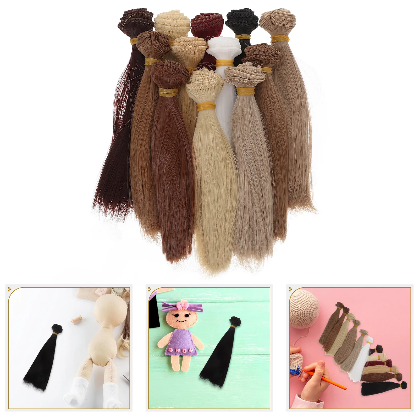 Hair Extensions 1 Accessories DIY Straight Boar Bristle Smoothing Brush Baby