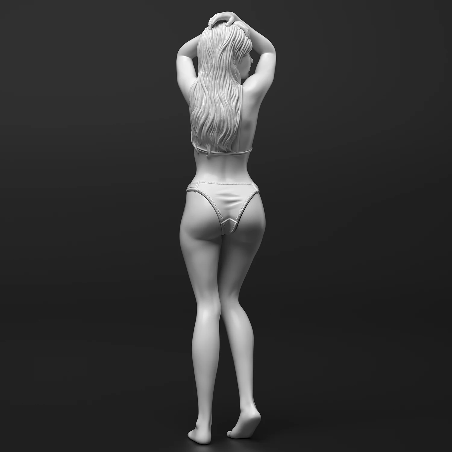 OceanCosmos-Figurine originale en résine non peinte, bikini fille, modèle GK, 1/35 1/12 1/24