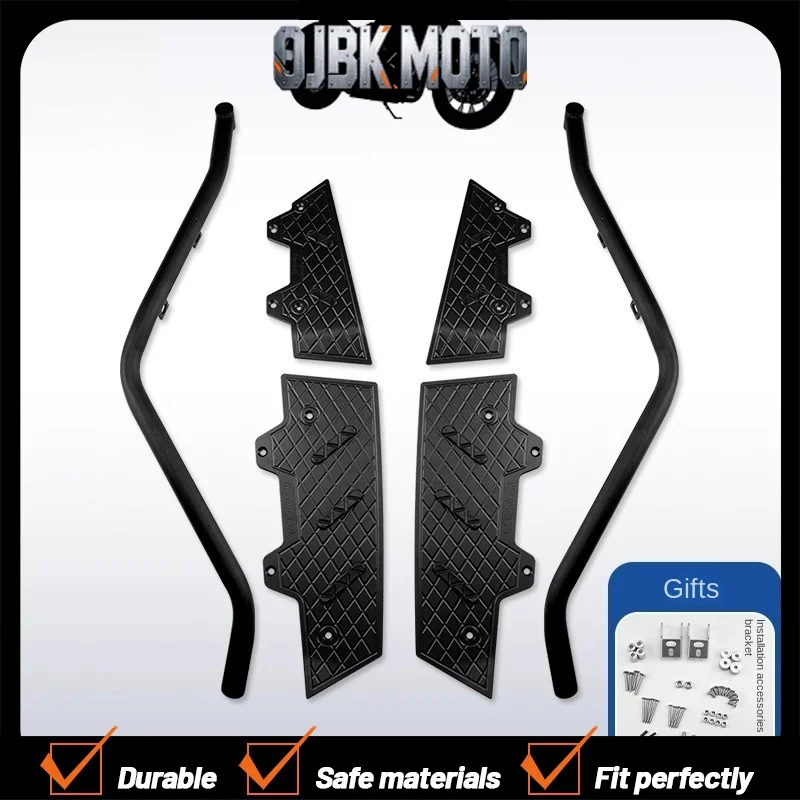 【Ajuste perfecto】Para KYMCO Racingh150 RKS 150, pedal de aluminio modificado, barra de seguridad, soporte para foco
