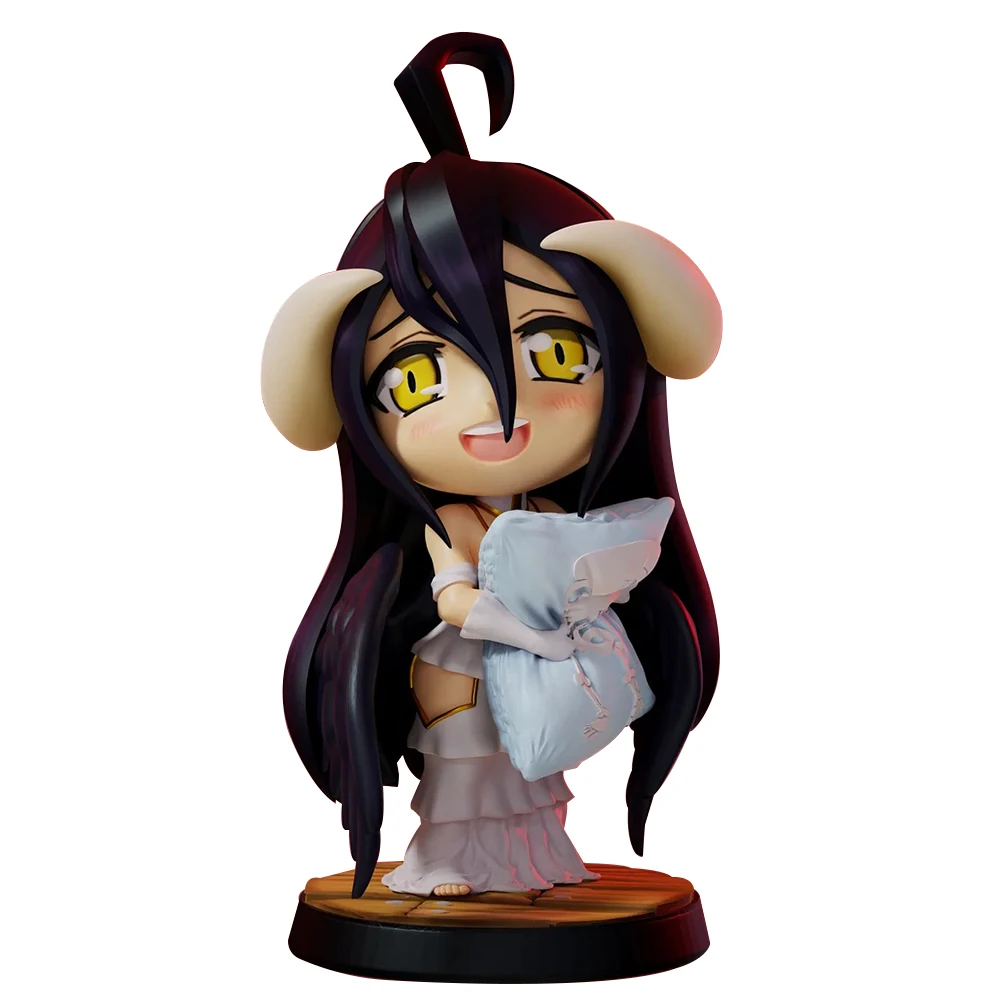 

Anime Figure Albedo Figure Albedo mini action Figures Doll PVC Model Toys Adult Ornament Collection Statue boys girls Gifts 12cm