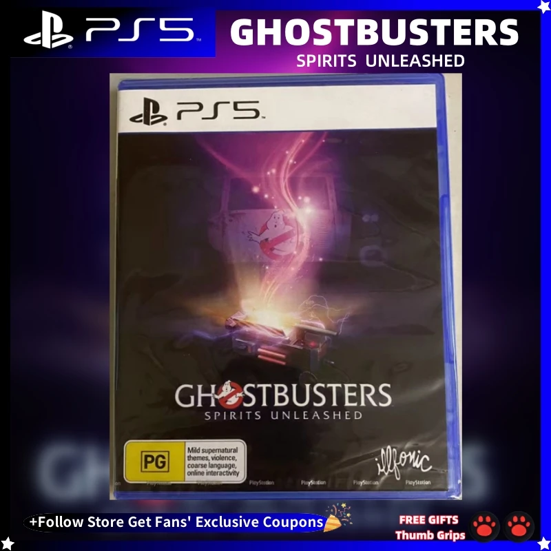 Ghostbusters Spirits Unleashed Playstation 5 PS5 NEW Game CD Ghostbusters Unleashed Game Card Ps5 Games Disks Playstation5