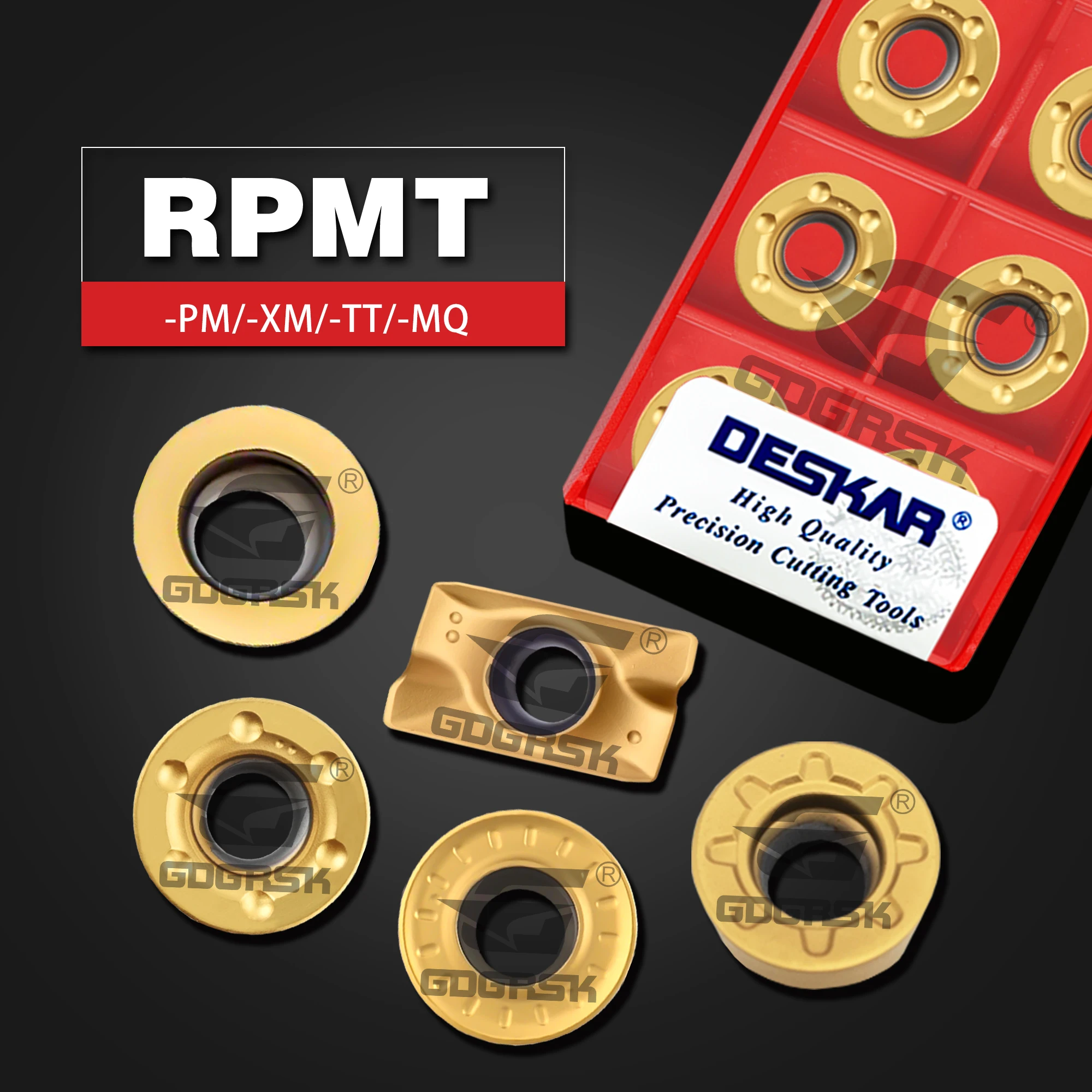 

DESKAR APMT1135PDER-XM RPMT1204MO-TT LF6028 Milling Inserts APMT RPMT RDMW RDMT Lathe Cutter Blades For Steel Processing Blades