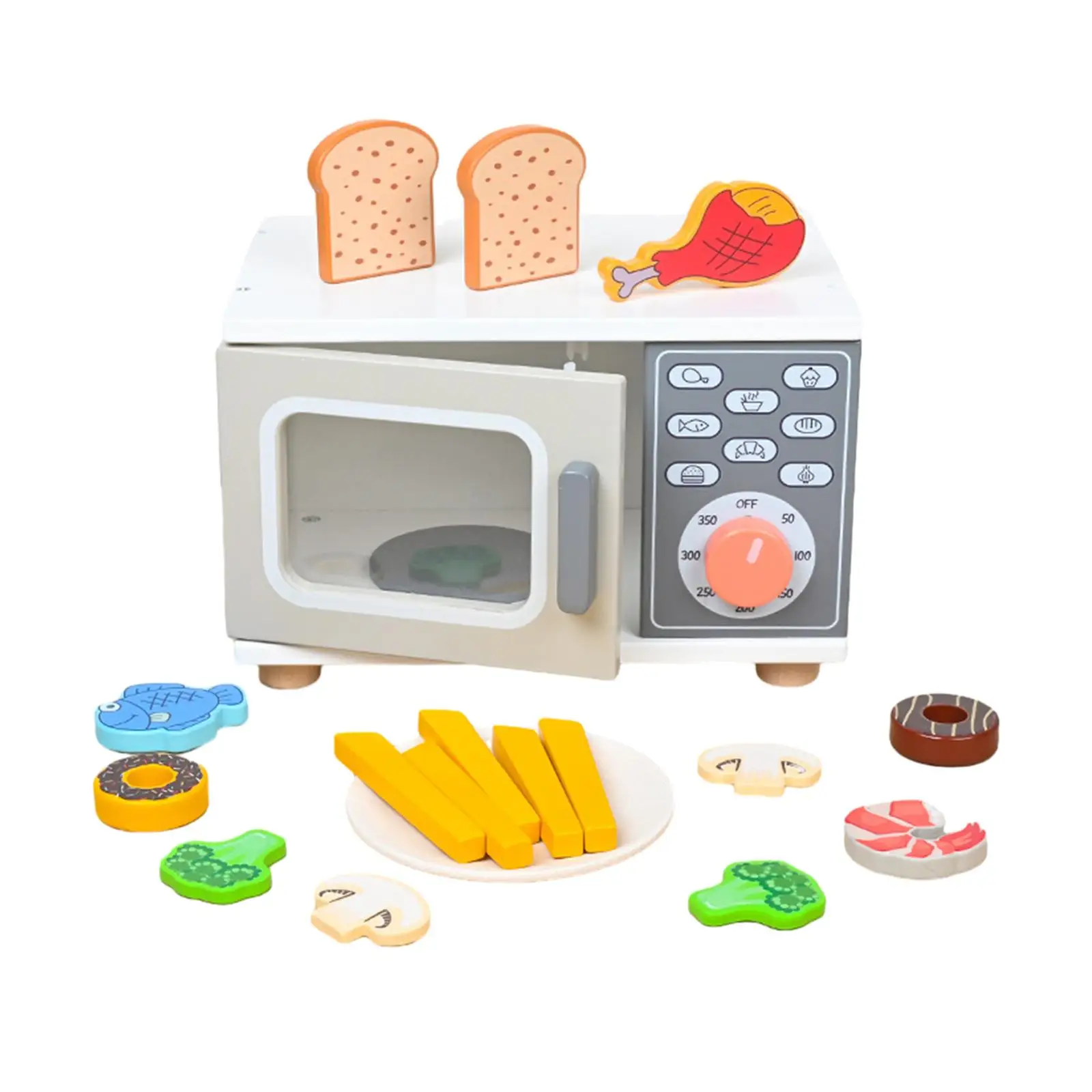 Kids Microwave Toy Realistic Toy Kitchen Appliances Kids Valentines Gifts