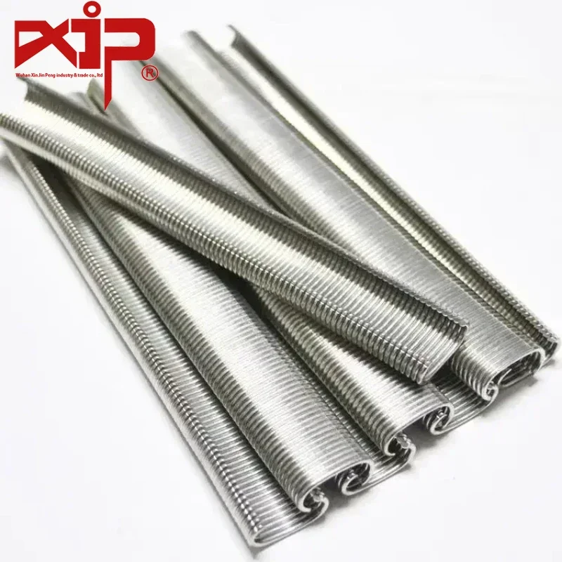 C Rings Hog Rings Nails C Type Nailer C17 Staples C24 Air Nail Gun Staplers Cage Fence Nails for SC7C SC760 Galvanized Nails