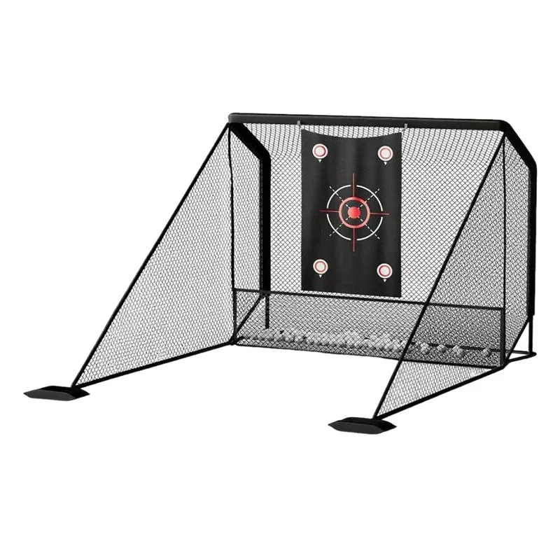 Indoor and outdoor golf percussion net Portable removable golf net