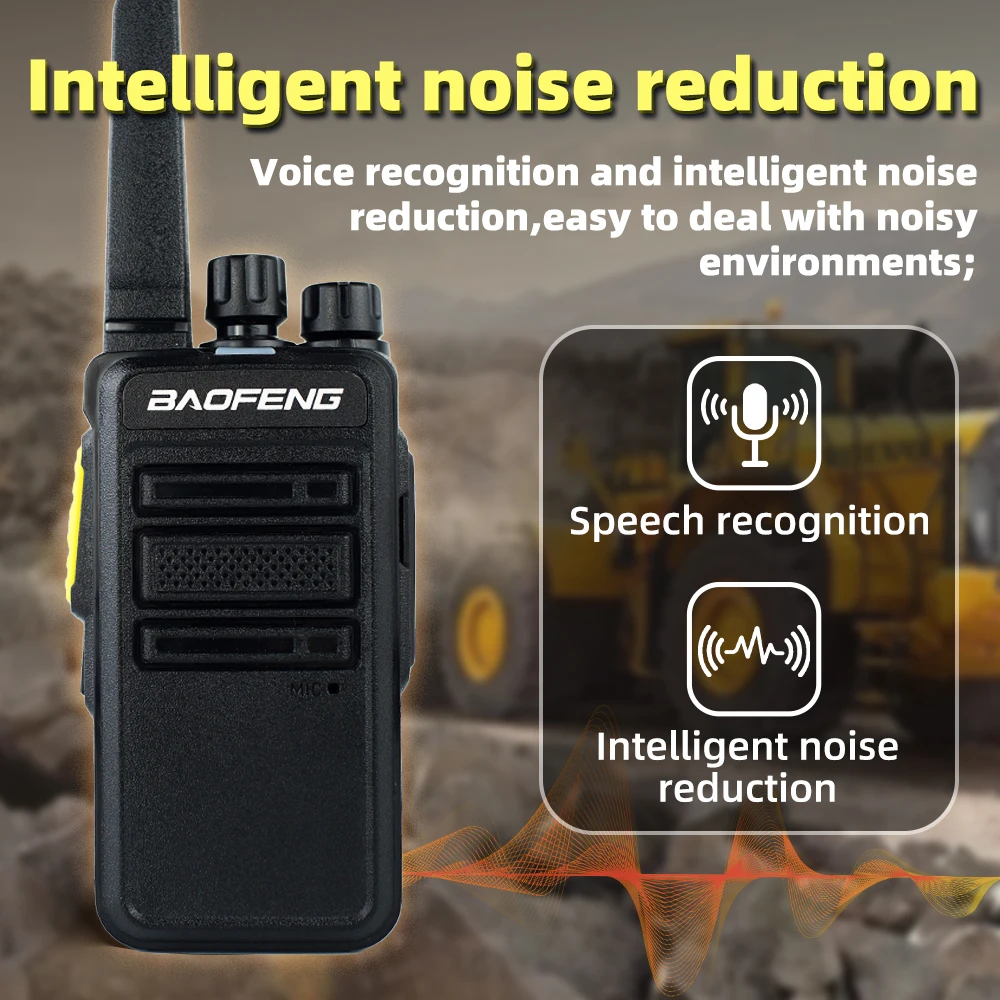 Baofeng BD-V12B GMSK Digital Walkie Talkie UHF Encrypted Call Noice Reduction BF-V12D noise reduction with Multi-unit Charging