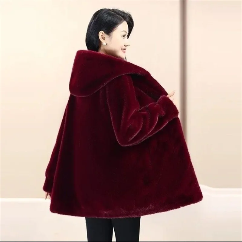 

Новая европейская короткая куртка из меха норки средней длины, экологически чистая норковая шуба с капюшоном, интегрированная меховая шуба