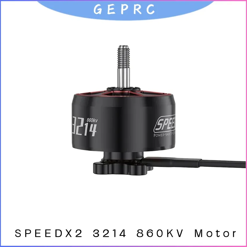 

GEPRC SPEEDX2 3214 860KV Motor for 9-10 Inch Long Range Drone, 6S Low KV Brushless Motor for FPV Multicopter