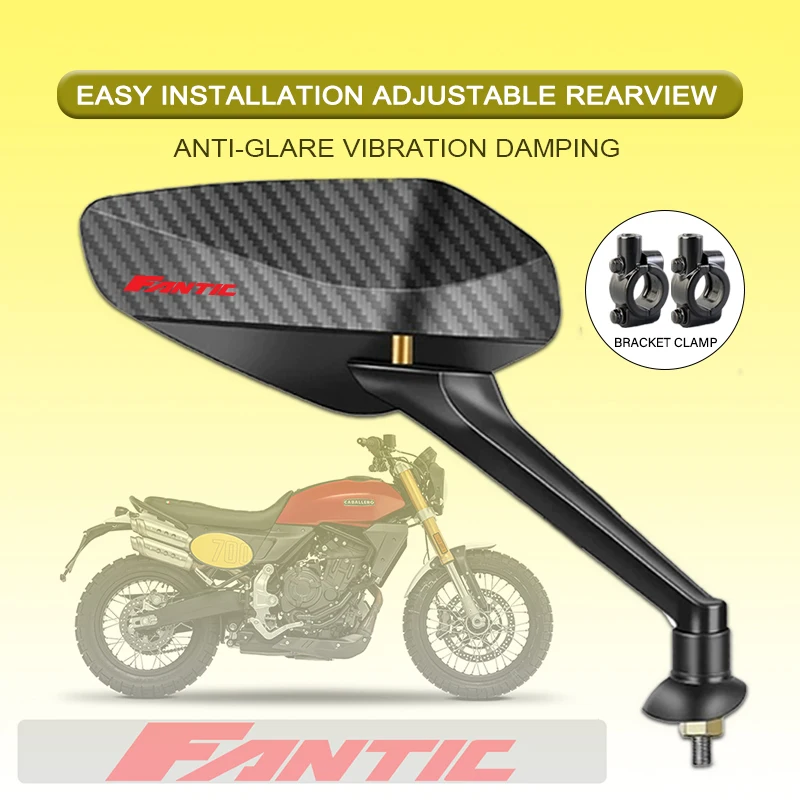 

Для FANTIC CABALLERO TRACK 125 500 RALLY/SCRAMBLER XE5 максимальная долговечность углеродное волокно антибликовое внедорожное зеркало заднего вида