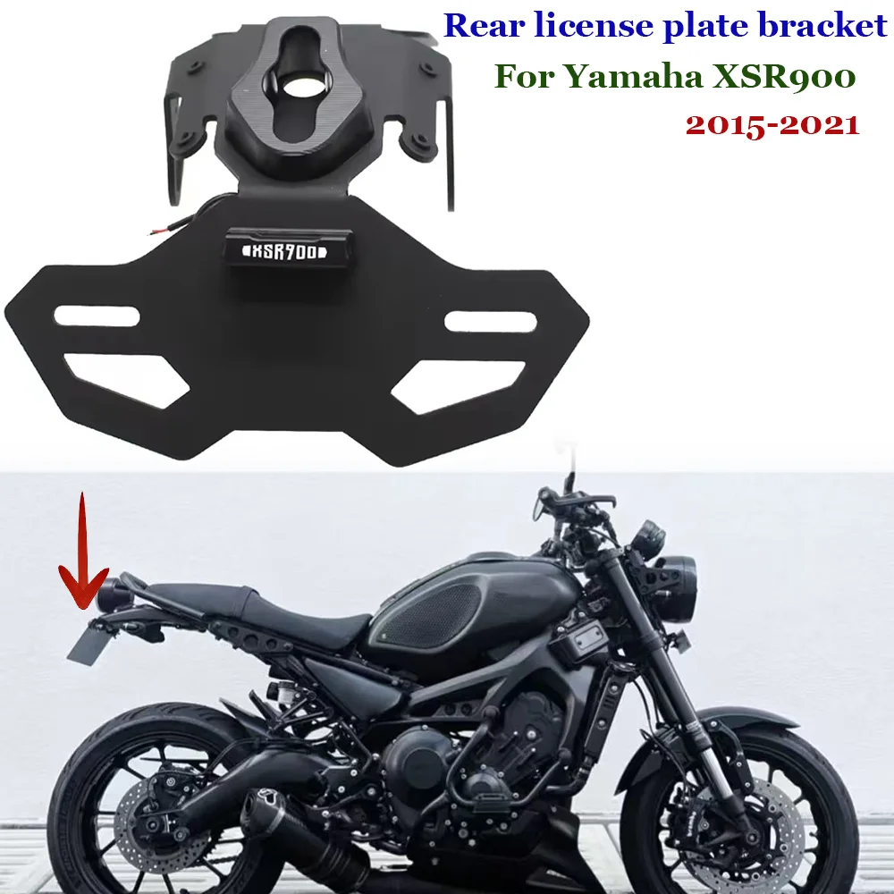 

XSR 900 Motorcycle rear license plate bracket For Yamaha XSR900 xsr900 2015-2021 Rear mudguard remover for license plate holders