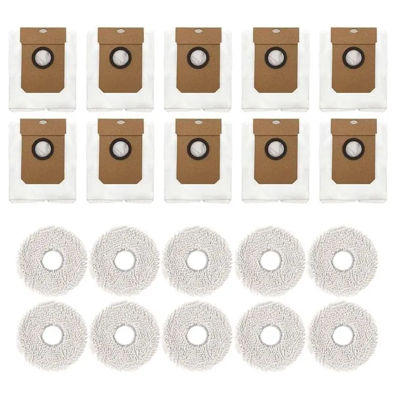 BAAJ-Para Cecotec Conga 11090 Robot aspirador, paño para fregar, bolsas para polvo, piezas de repuesto