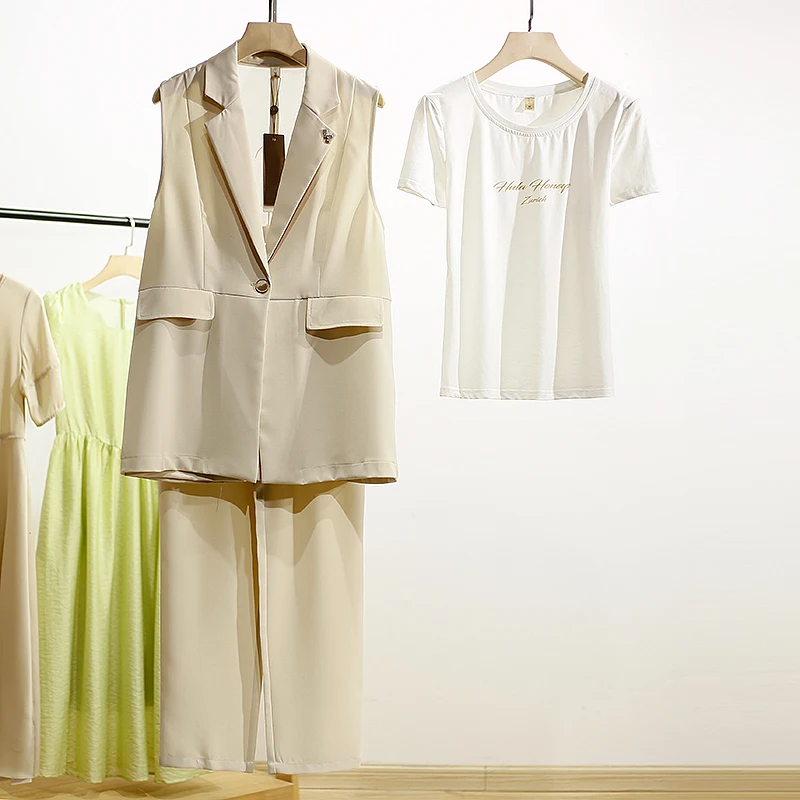 

XKing 2026 Летний Новый Модный Женский Костюм-Тройка: Элегантная Высококачественная Офисная Одежда для Молодых Профессиональных Женщин