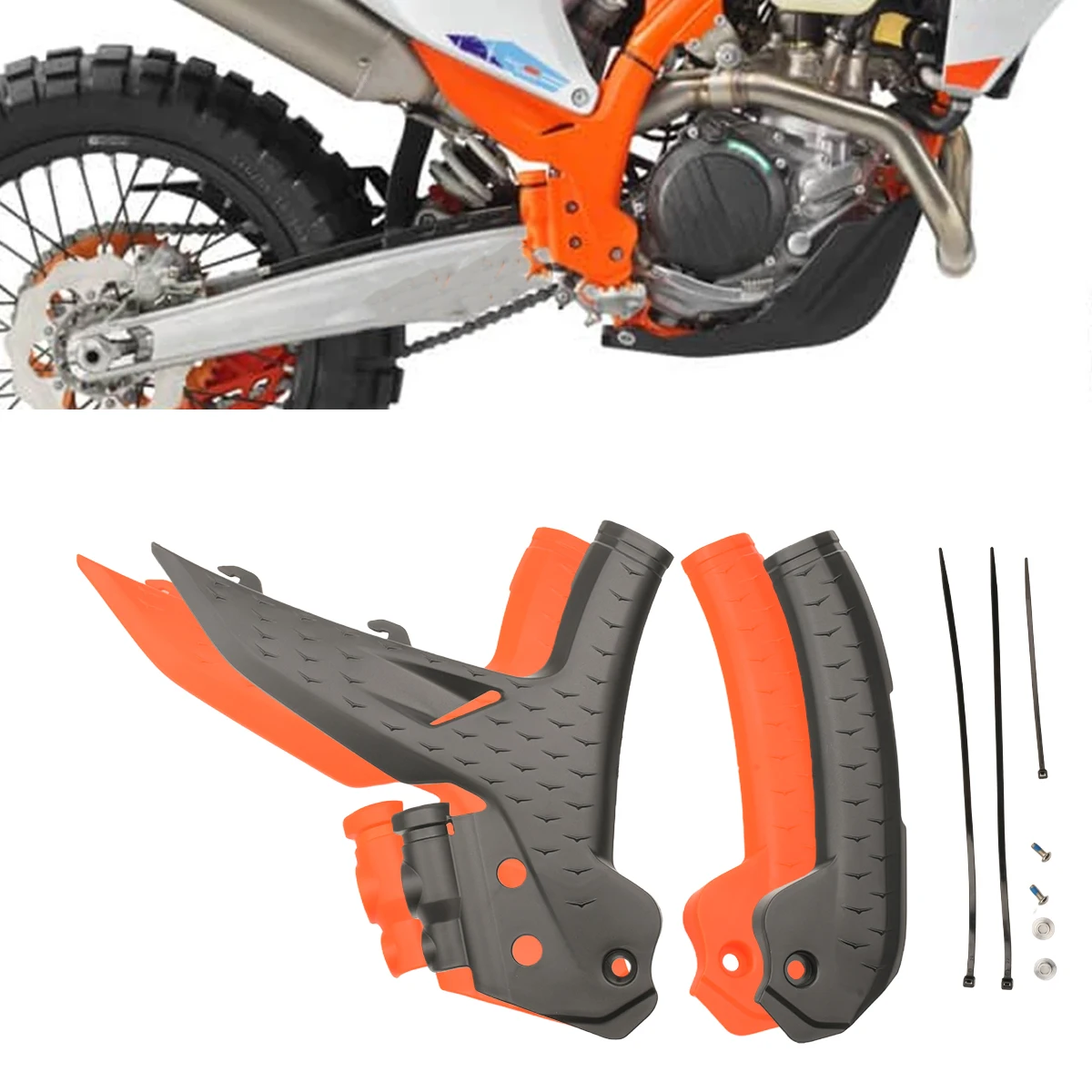 Nueva Cubierta Protectora de Plástico para Chasis de Motocicleta 2025 para KTM 125-300 350 450 500 XC XCW SX SXF XCF SXF EXC EXCF XCW XWF 2024-2026