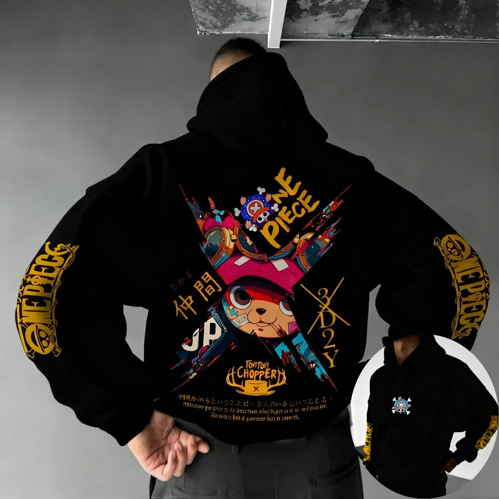 One Piece Men's Hoodie Sweatsh - Winter Clothing Japan reseña y precio