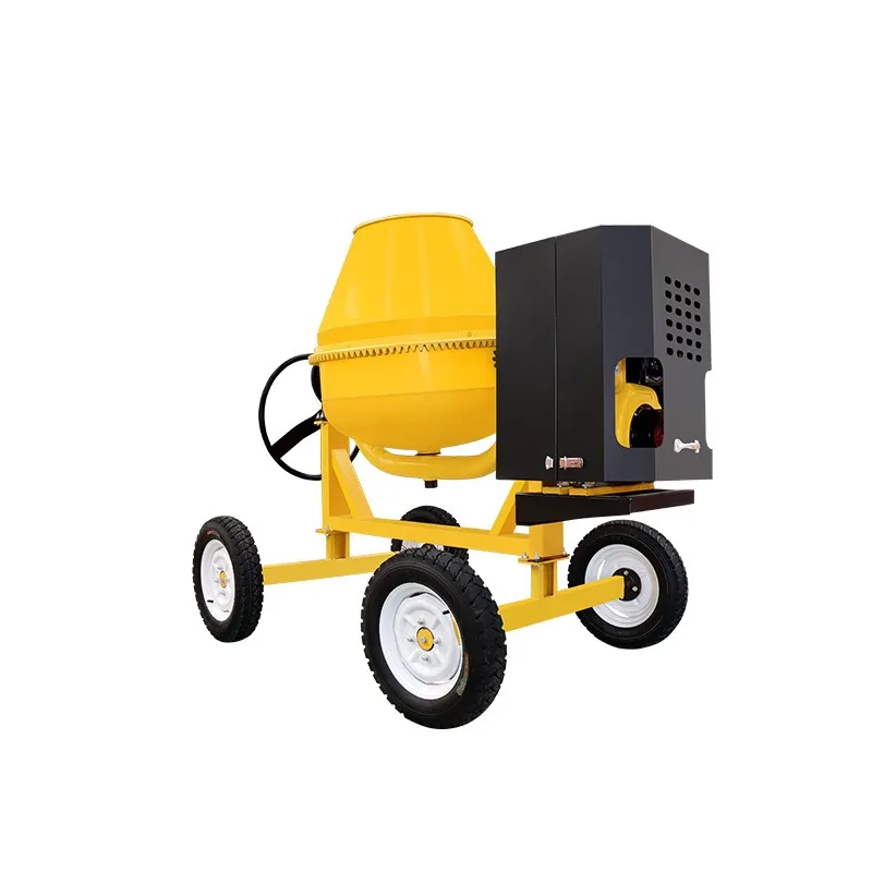 350L Vertical Drum Mixer Moves Sand From African Construction Sites