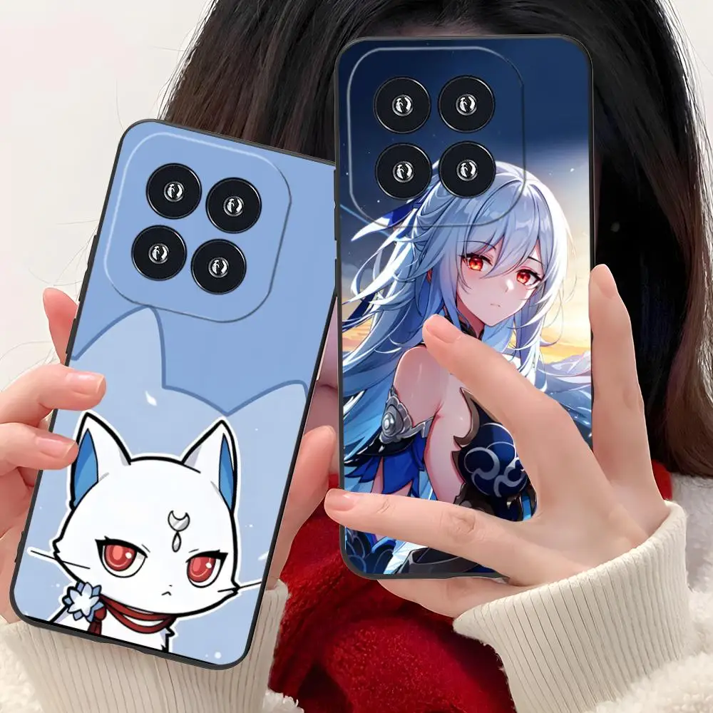 

Чехол для телефона Honkai Star Rail Jingliu для Xiaomi 15 14 13 12 Mi 11 T Ultra Lite Pro S X 5G с цветным принтом, роскошный красивый чехол
