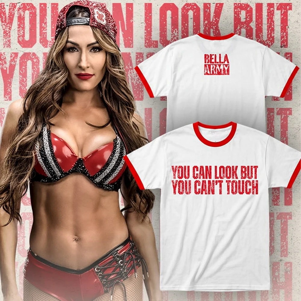 Men's The Bellas You Can Look But You Can't Touch Ringer T-Shirt 3D Quick Dry Short Sleeve Sports Casual Plus Size T-Shirts 2026