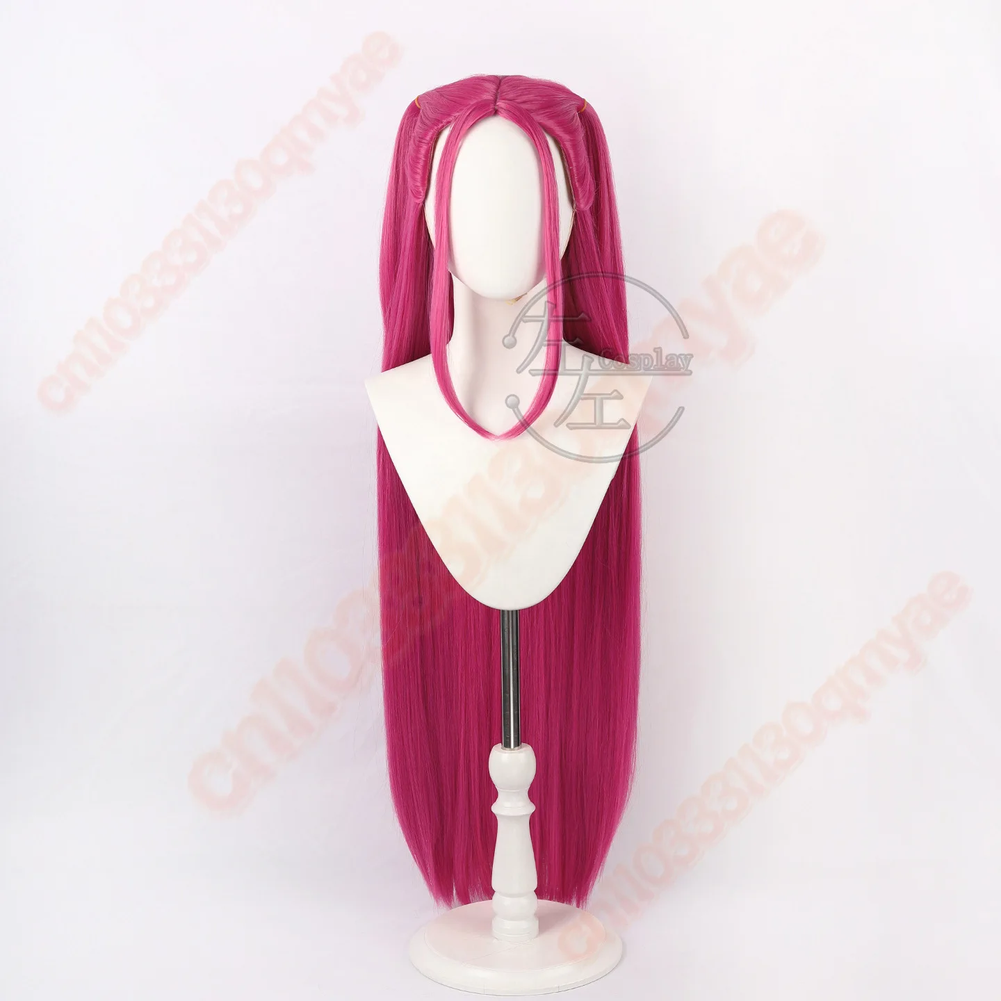 KPOP Demon Hunters Cosplay Wigs Mira 100cm Long Women Party Lumi Mira Cosplay Wigs Heat Resistant Synthetic Hair Party +Wig Cap