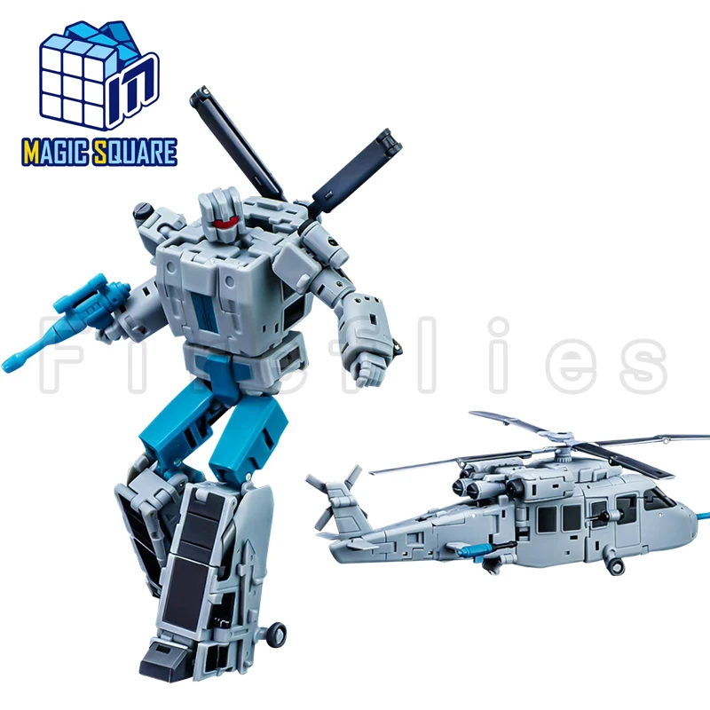 10cm Magic Square MS-TOYS Transformation Robot Action Figure MS-B54 Tornado Anime Model Toy For Gift