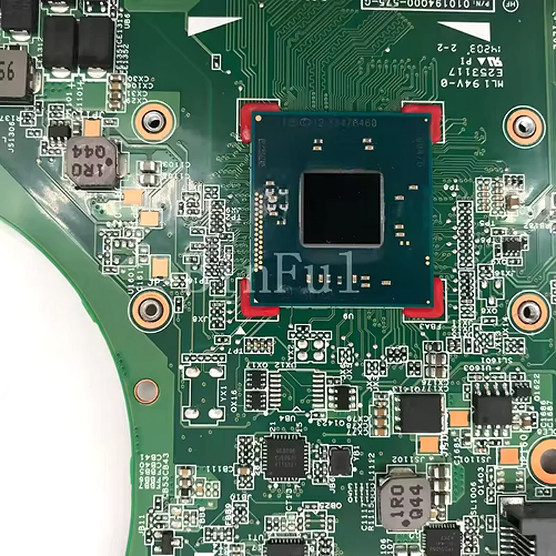 

755186-001 755186-601 755186-501 Материнская плата для ноутбука HP 14-D с процессором SR1SJ N2815, 100% полное тестирование, работает хорошо