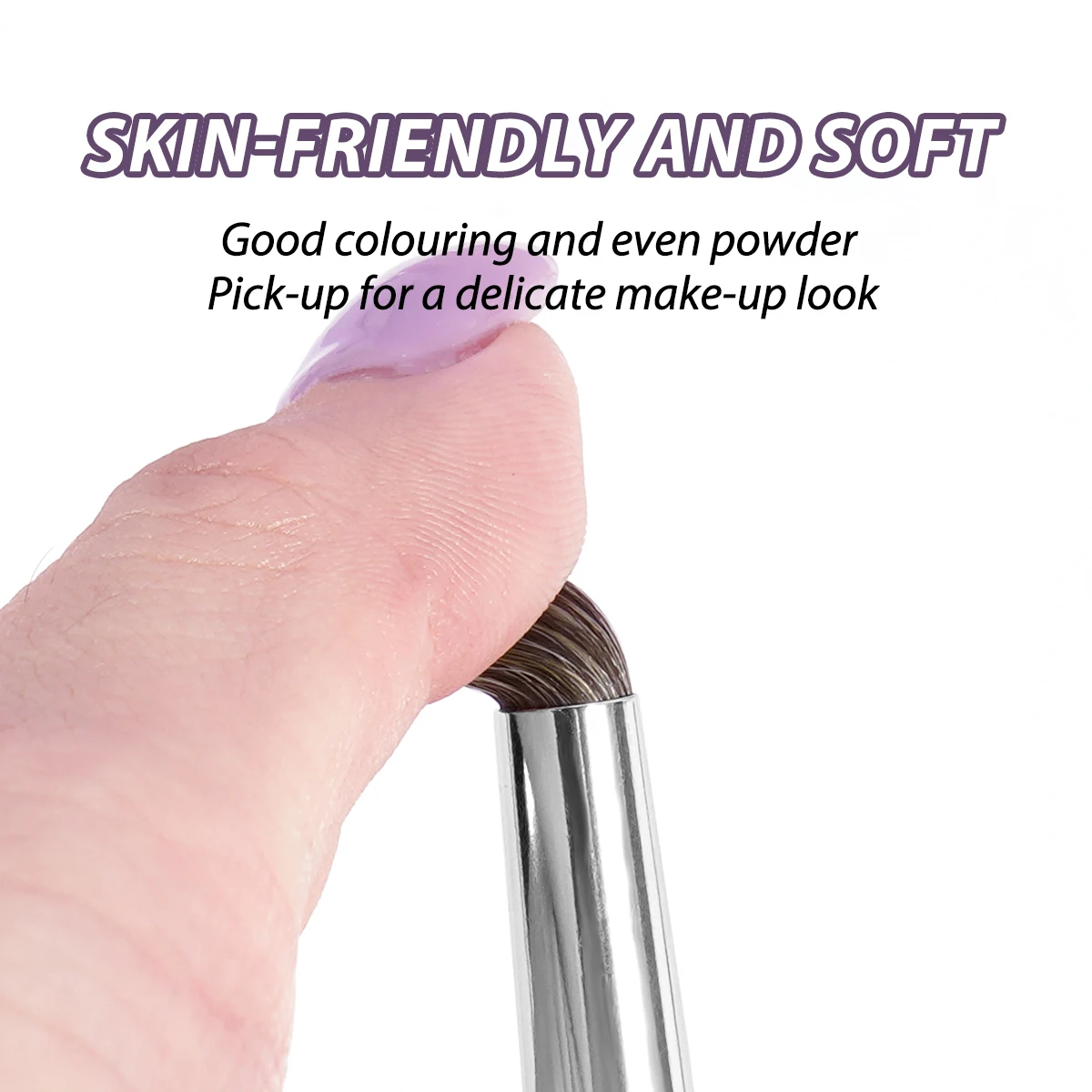 Kit de pinceaux de maquillage, 5 pièces, brosse anti-cernes, fard à paupières, poils souples, brosse Shader, cosmétique pour le visage, outils de maquillage de beauté