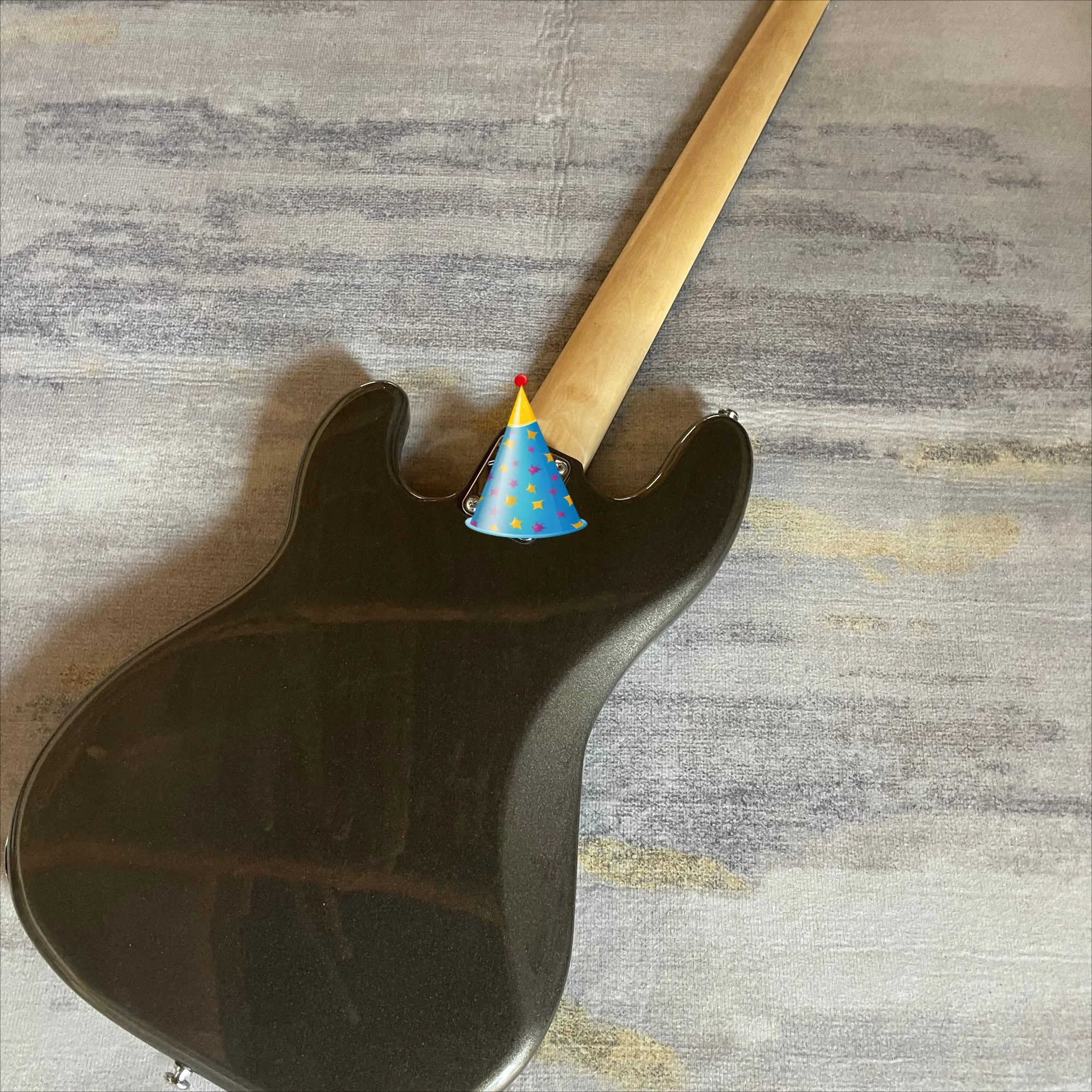 Metallic Dark Gray 4-String Bass Guitar  20Tone Alder Wood Body Scale Length 864mm Free Shipping Beginner-Friendly Gift - view 3