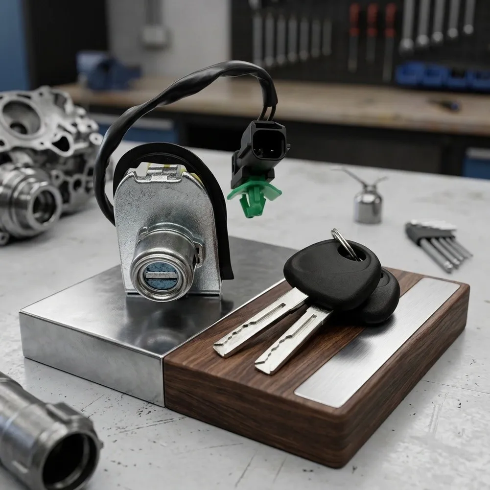 For Vehicle Security Upgrade As Shown Lock Cylinder Ignition Switch Part Direct Replacement No Programming Required