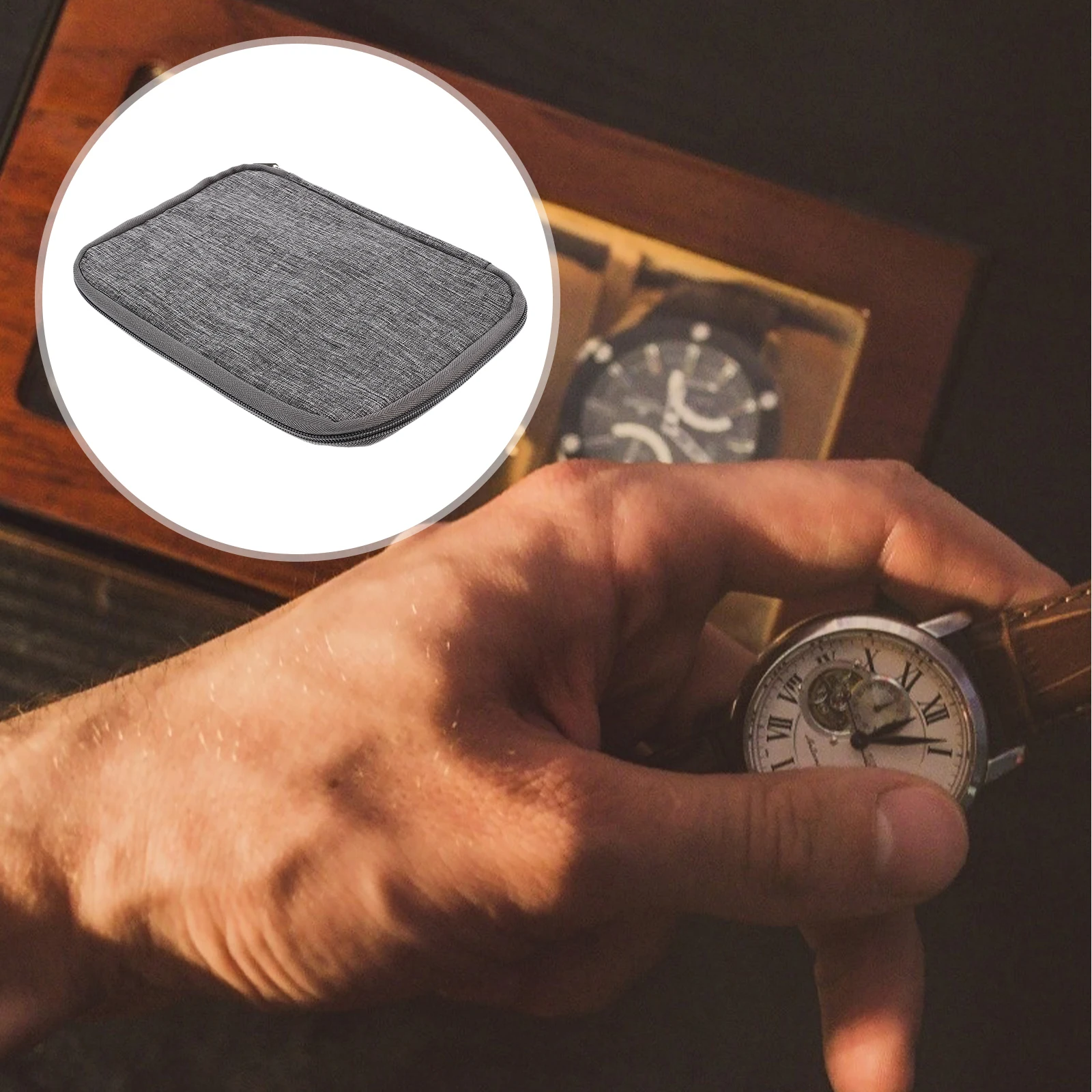 

Waterproof Watch Storage Bag Oxford Cloth Portable Travel Pouch for Watches High Quality Durable Design Easy Carry Versatile