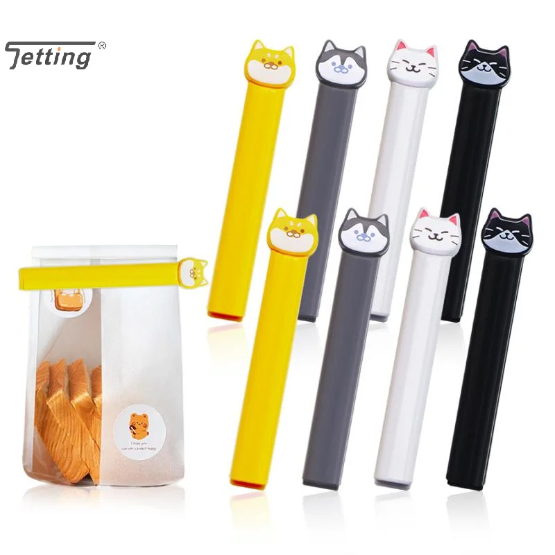 

1/4/5/8/12Pcs Sealing Clip For Food Bags Cute Sealing Clip Food Storage Sealing Clips Set Reusable Bag Clamp Sealer