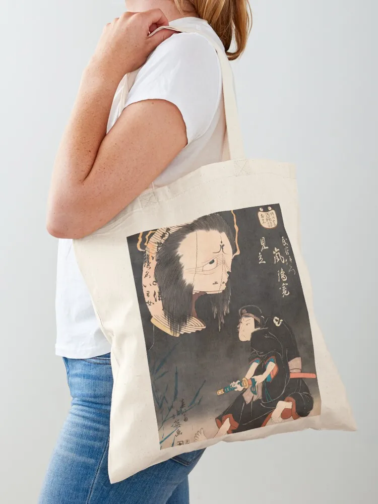 

Katsushika Hokusai Kabuki Actor and Ghost Tote Bag canvas tote bag custom canvas bag Women's female