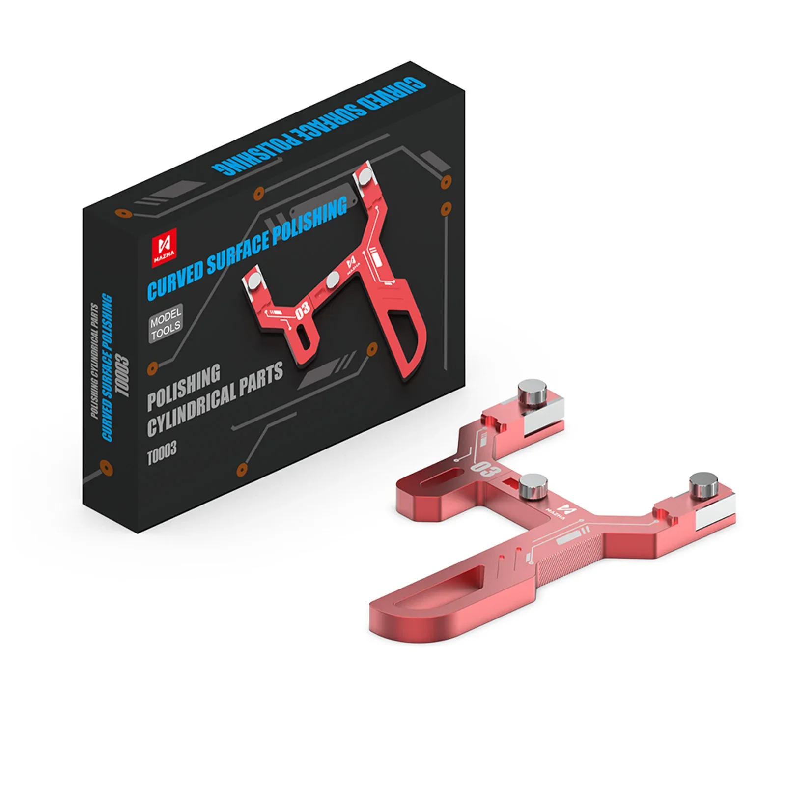 

MAZHA T0003 Curved Surface Polishing Tool 1.0-15mm Clamping Capacity Model Making DIY Craft Hobby Modeling Tool