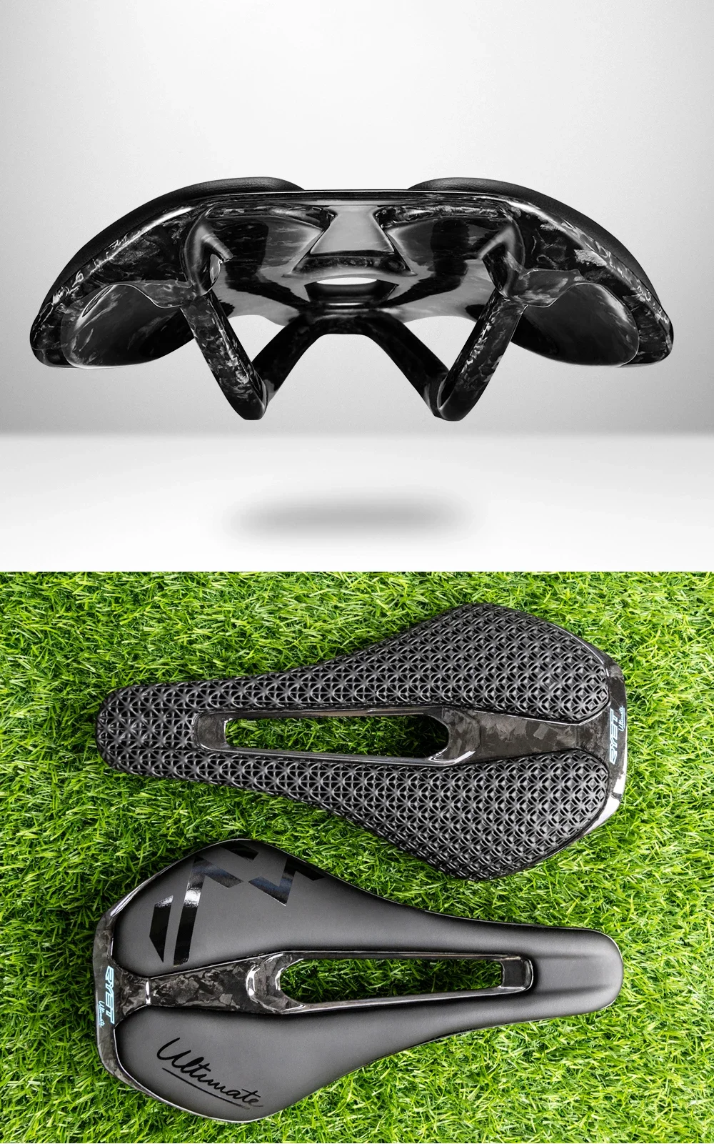 RYET Ultraleichter Carbon-Fahrradsattel 3D-Gedruckter Fahrradsitz 135/143mm Bike-Sattel für MTB Gravel Rennrad Fahrradteil – Detail 15
