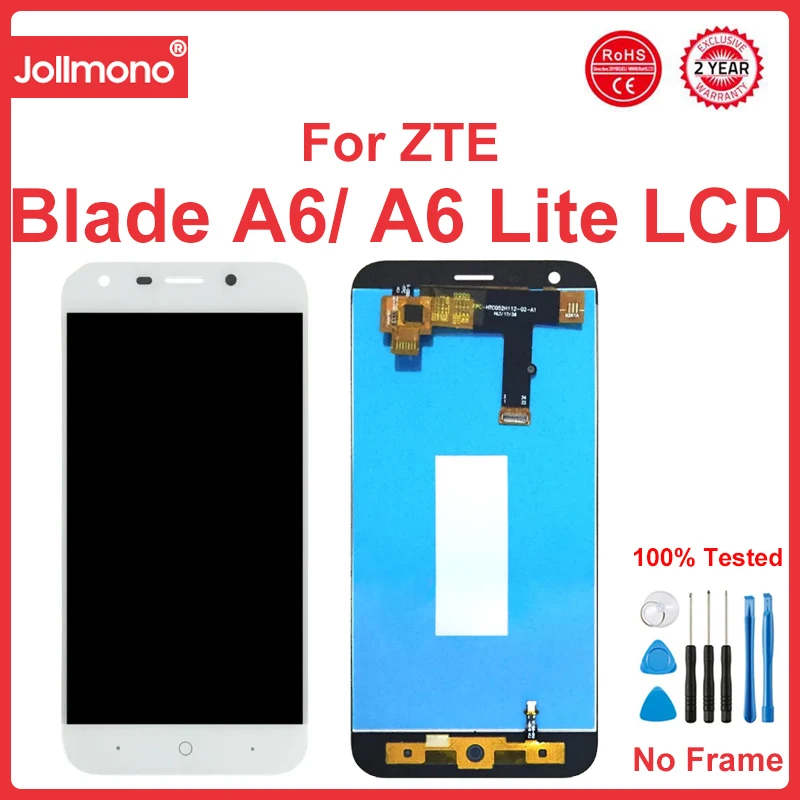 For ZTE Blade A6 Lite A0620 LCD Display and Touch Screen Digitizer Assembly For LCD Display ZTE A6