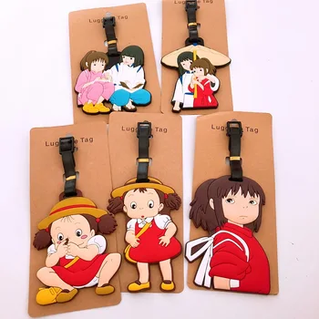Etiqueta de Equipaje con Diseño de Totoro, Adorable, para Maleta