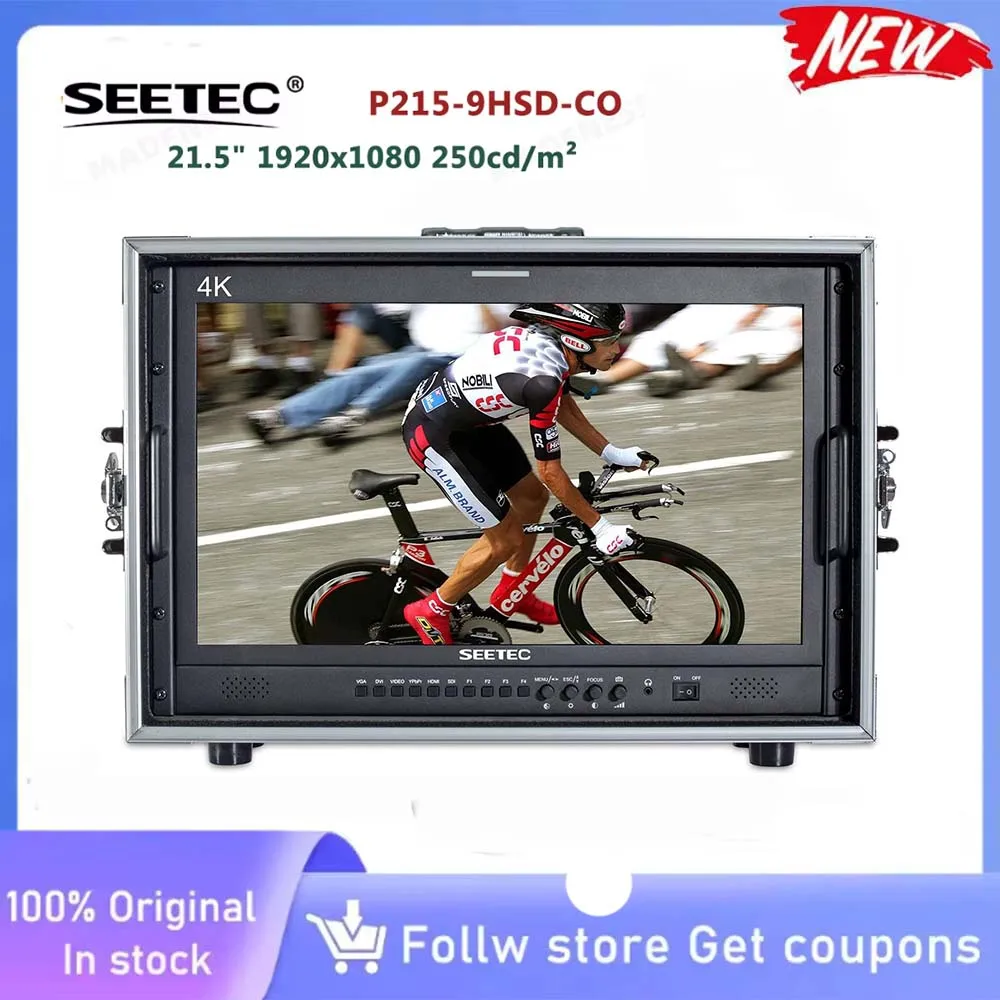 

SEETEC P215-9HSD-CO 21,5-дюймовый 3G SDI 4K HDMI трансляционный монитор Carry on Director с 3-цветным подсветкой Full HD 1920x1080